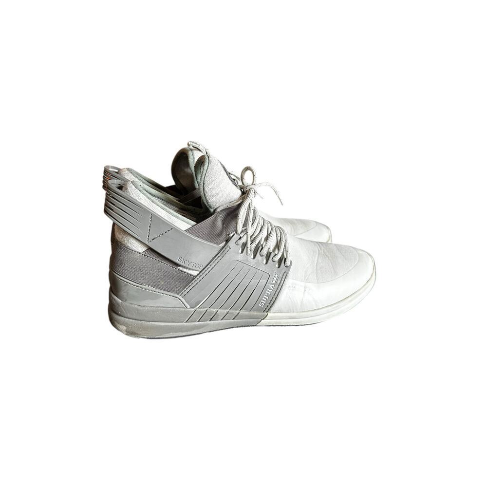 Supra Skytop V Men’s Basketball Hi-Top Sneakers Dark Gray, Light Gray, Size 10.5 - Picture 2 of 9